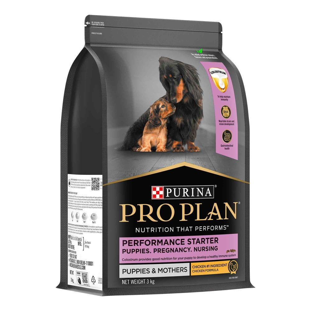 Pro Plan Chicken Mother and Puppy Starter Dog Dry Food (New Improved Formula)