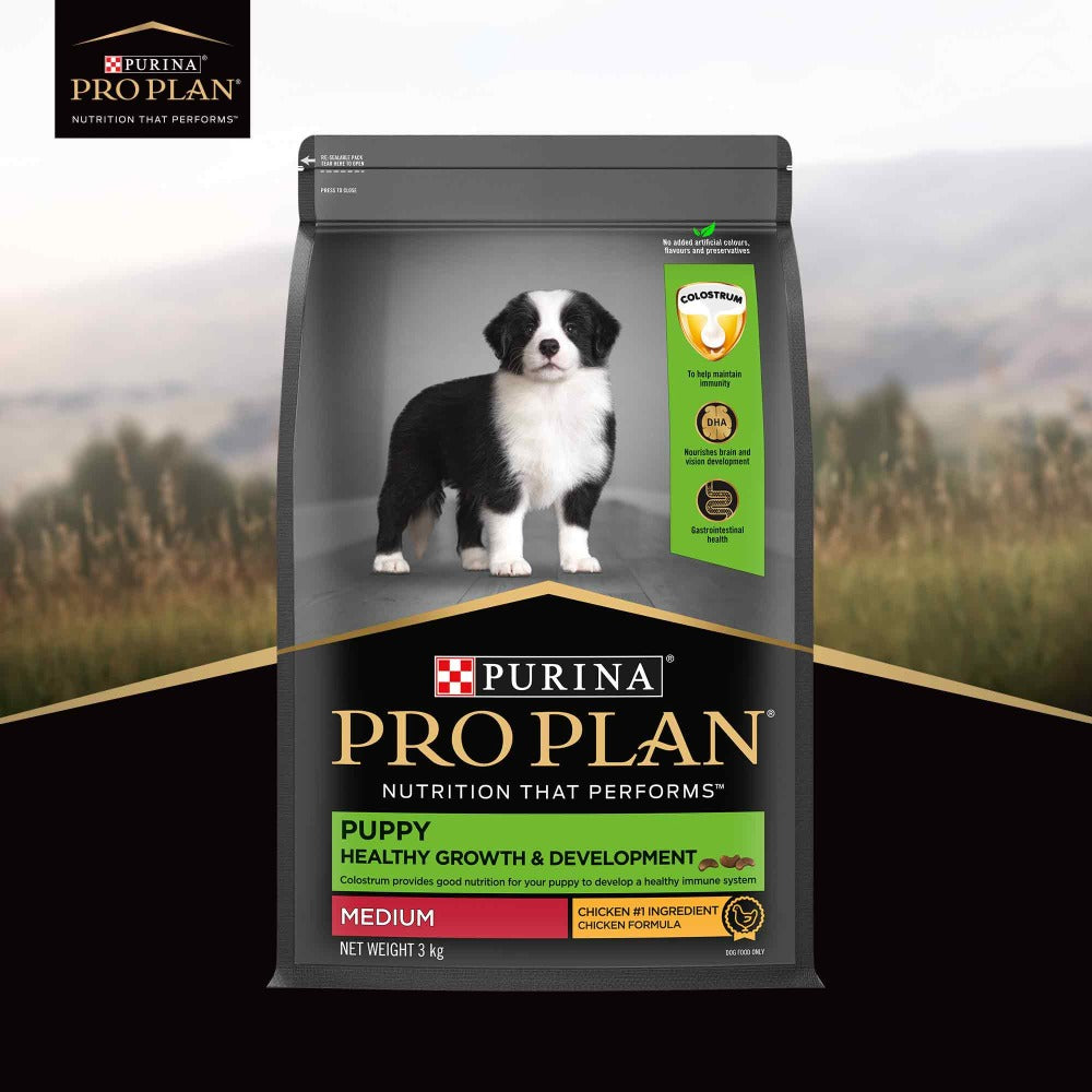 Pro Plan Chicken Medium Breed Puppy Dog Dry Food (New Improved Formula)