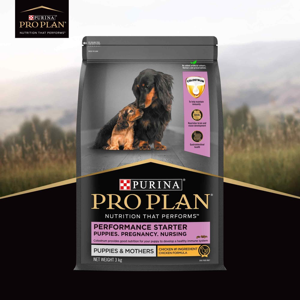 Pro Plan Chicken Mother and Puppy Starter Dog Dry Food (New Improved Formula)