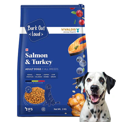 Bark Out Loud Salmon & Turkey Adult Dog Dry Food