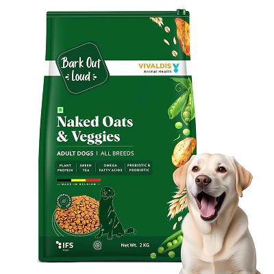 Bark Out Loud Naked Oats & Veggies, Veg Adult Dog Dry Food