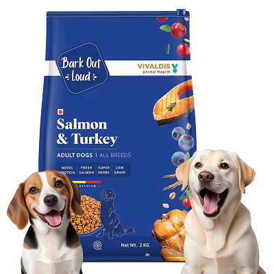 Bark Out Loud Salmon & Turkey Adult Dog Dry Food