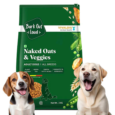 Bark Out Loud Naked Oats & Veggies, Veg Adult Dog Dry Food