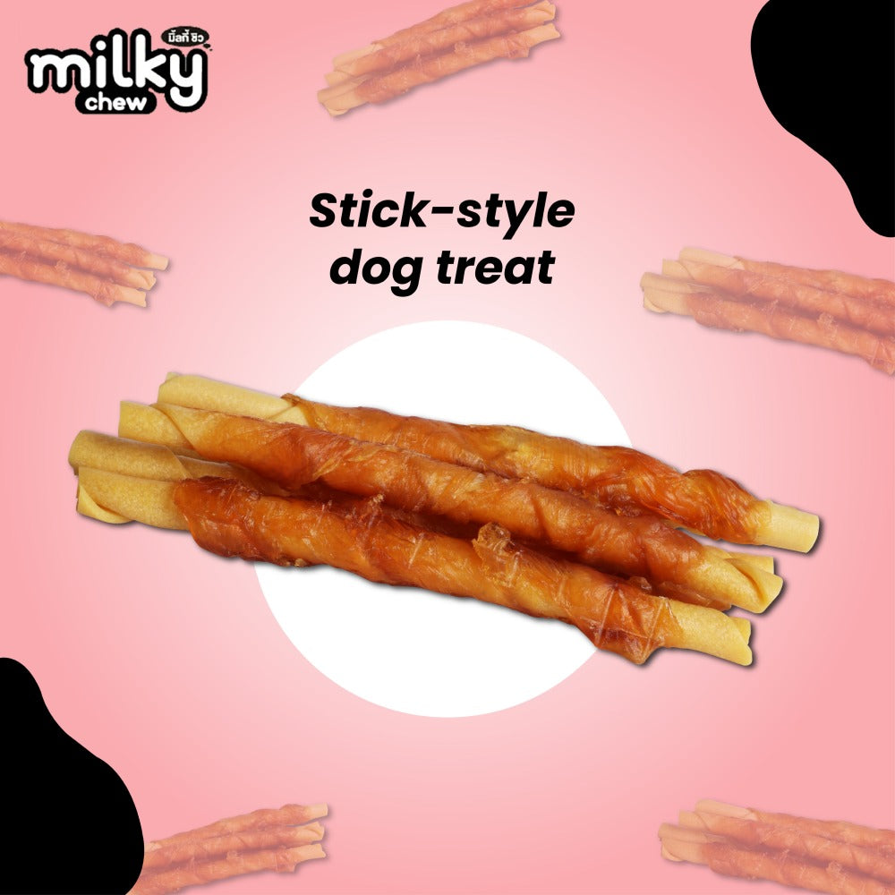 Dogaholic Milky Chew Chicken Stick Style Dog Treats