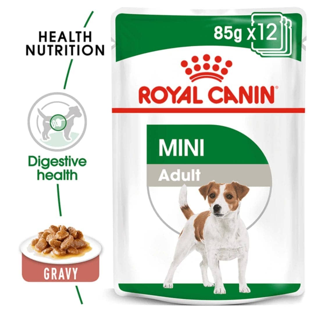 Royal Canin Mini Adult Dog Dry Food and Wet Food Combo