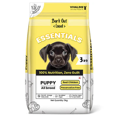 Bark Out Loud Essentials Real Chicken All Breed Puppy Dog Dry Food