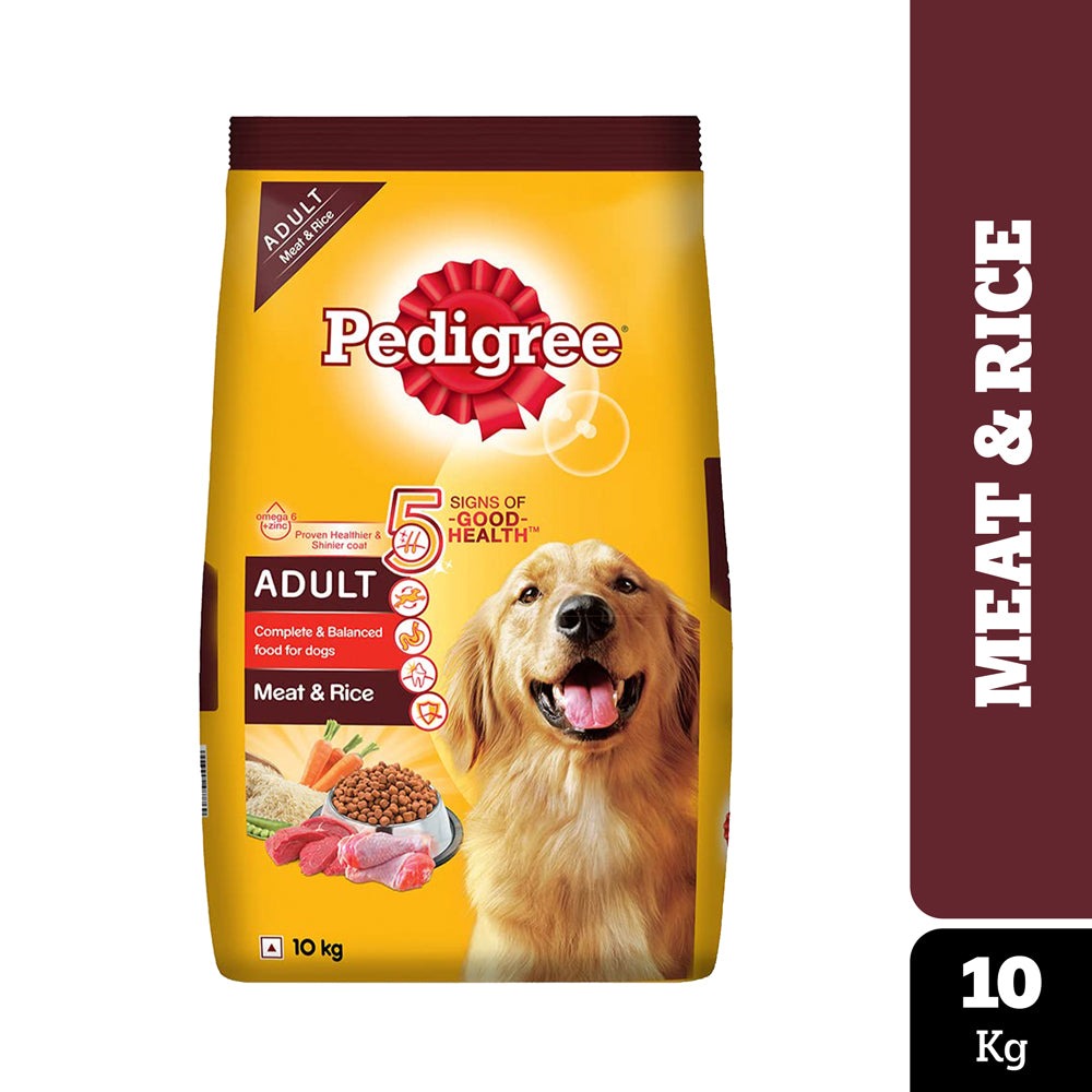 Pedigree Meat & Rice Adult Dog Dry Food