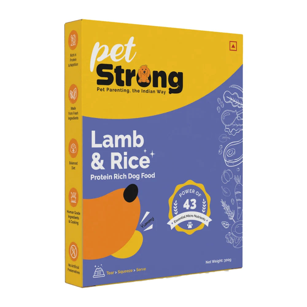 PetStrong Lamb and Blueberry Grain Free Fresh Food for Dogs