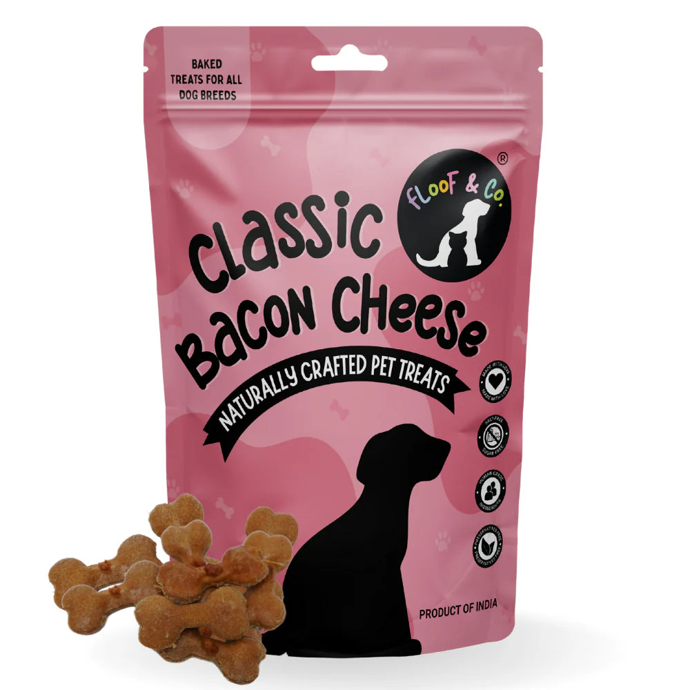 Floof & Co Classic Bacon Cheese Dog Treats