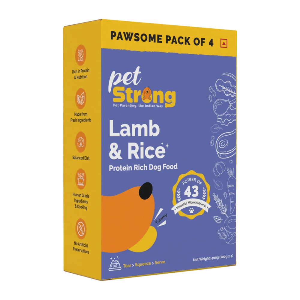 PetStrong Lamb and Rice Fresh Food for Dogs