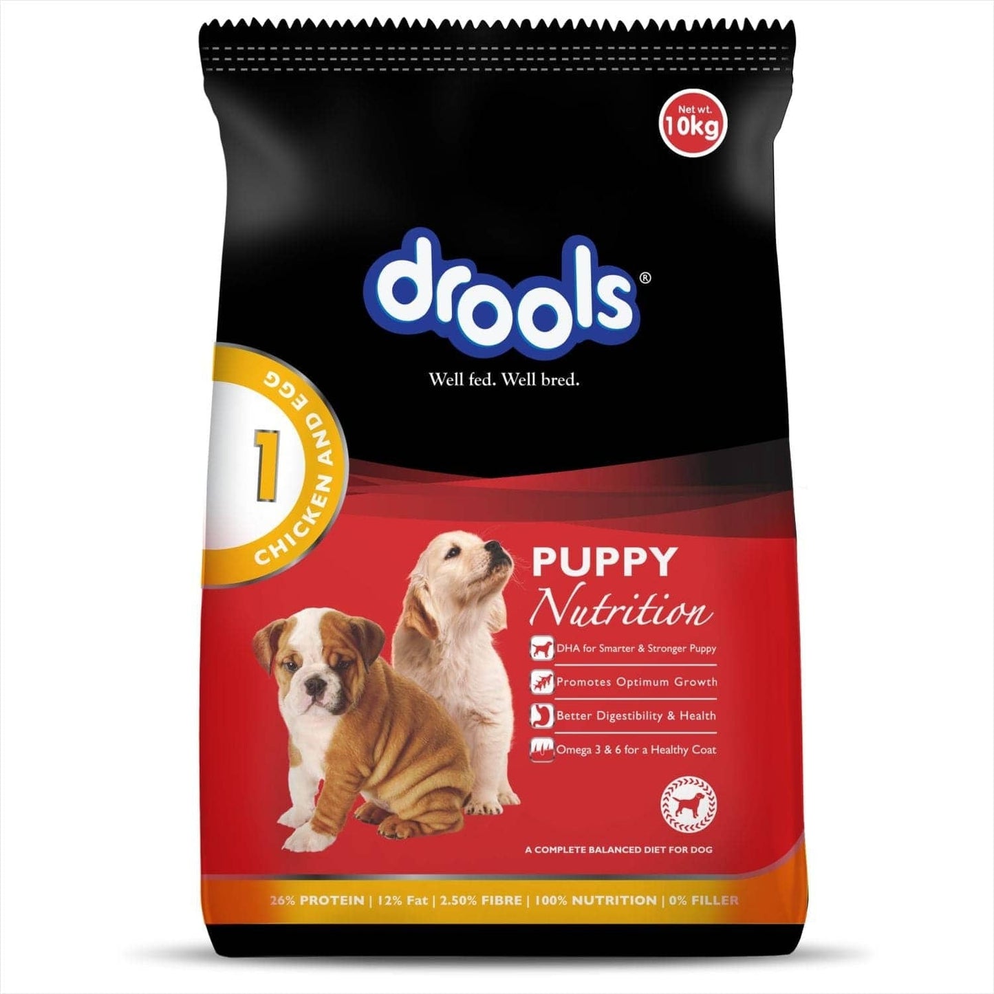 Drools Chicken and Egg Puppy Dog Dry Food