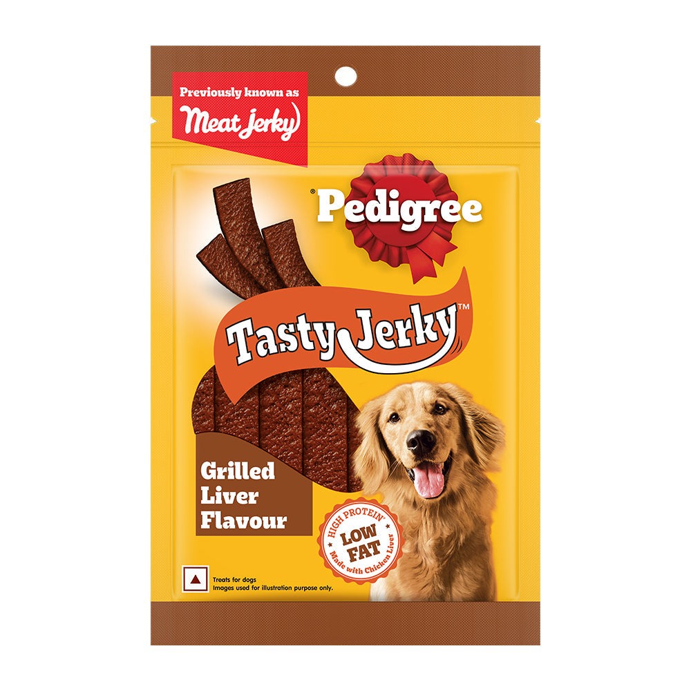 Pedigree Grilled Liver and Roasted Lamb Tasty Jerky Dog Treat Combo