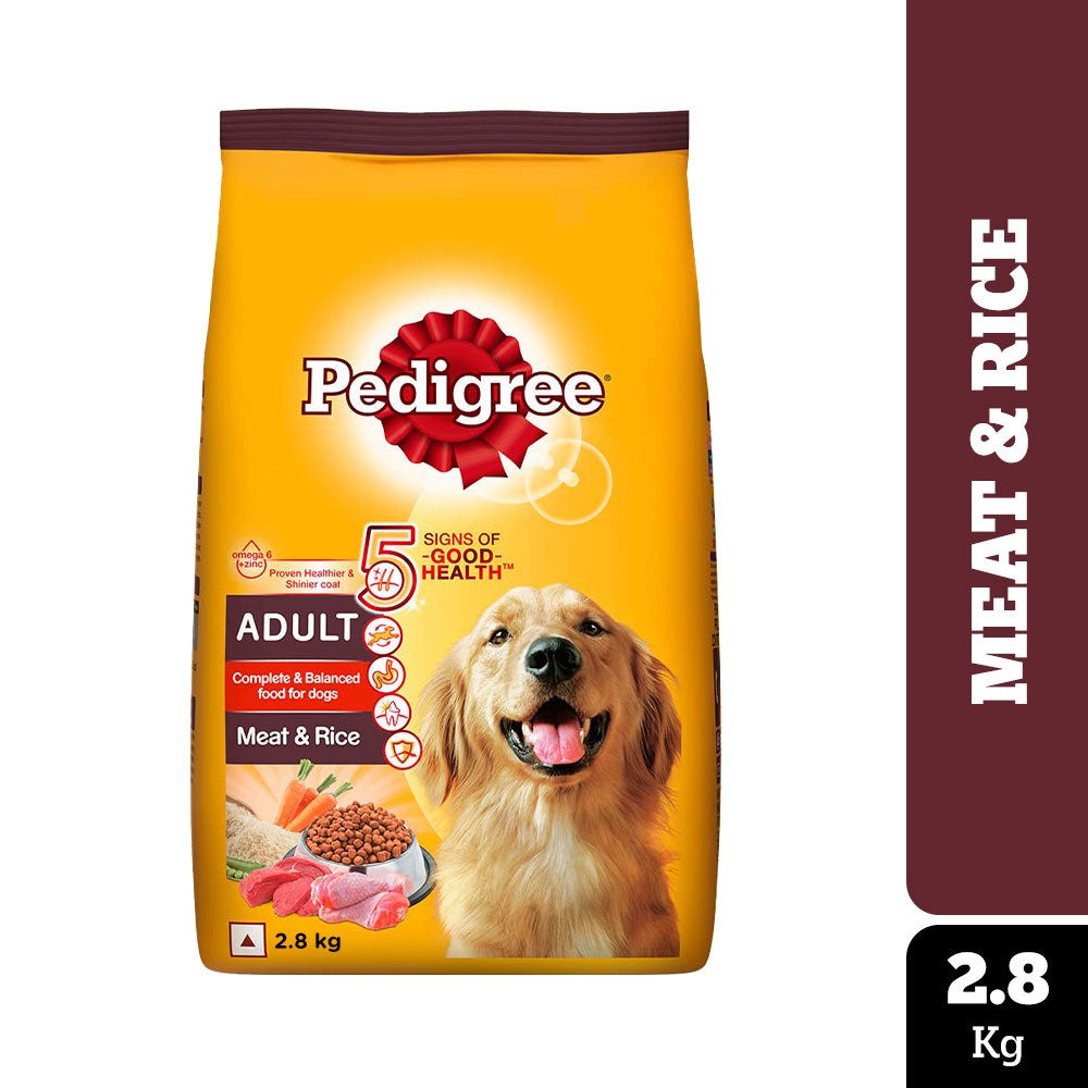 Pedigree Meat & Rice Adult Dog Dry Food