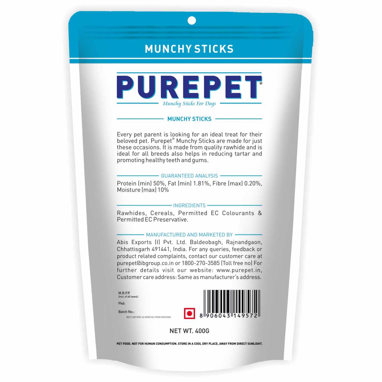 Purepet Chicken & Vegetable Puppy Dog Dry Food