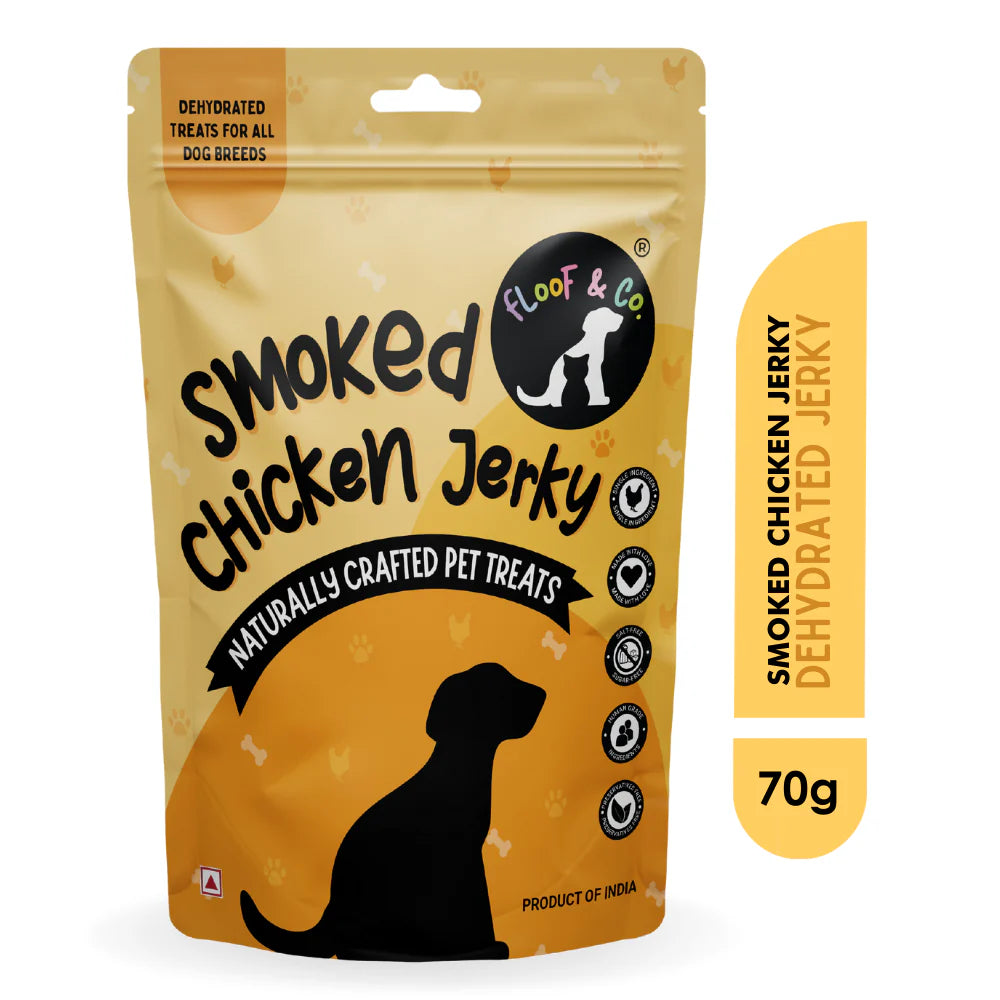 Floof & Co Smoked Chicken Jerky Dog Treats