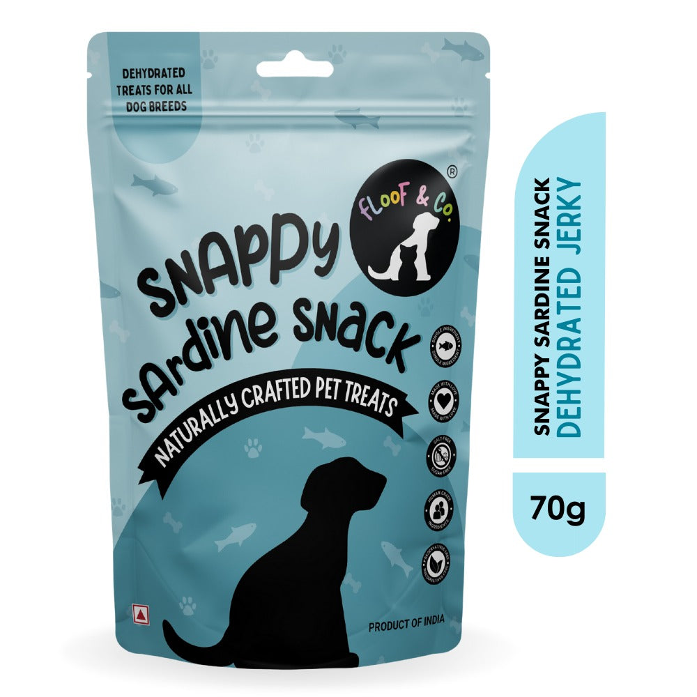 Floof & Co Snappy Sardine Snacks Dog Treats