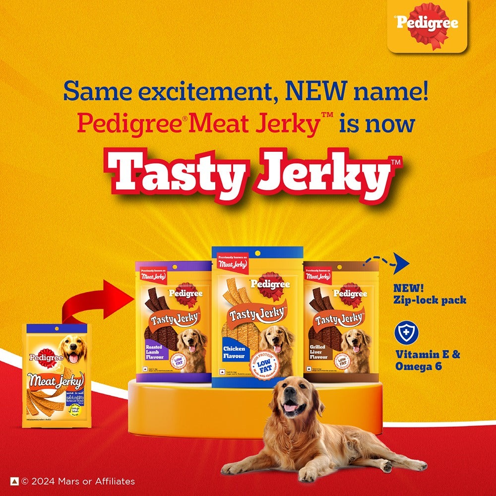 Pedigree Roasted Lamb Tasty Jerky Dog Treat