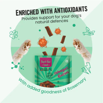 Bark Out Loud by Vivalidis Veggie Bacon Vegan Spanish Dog Treats