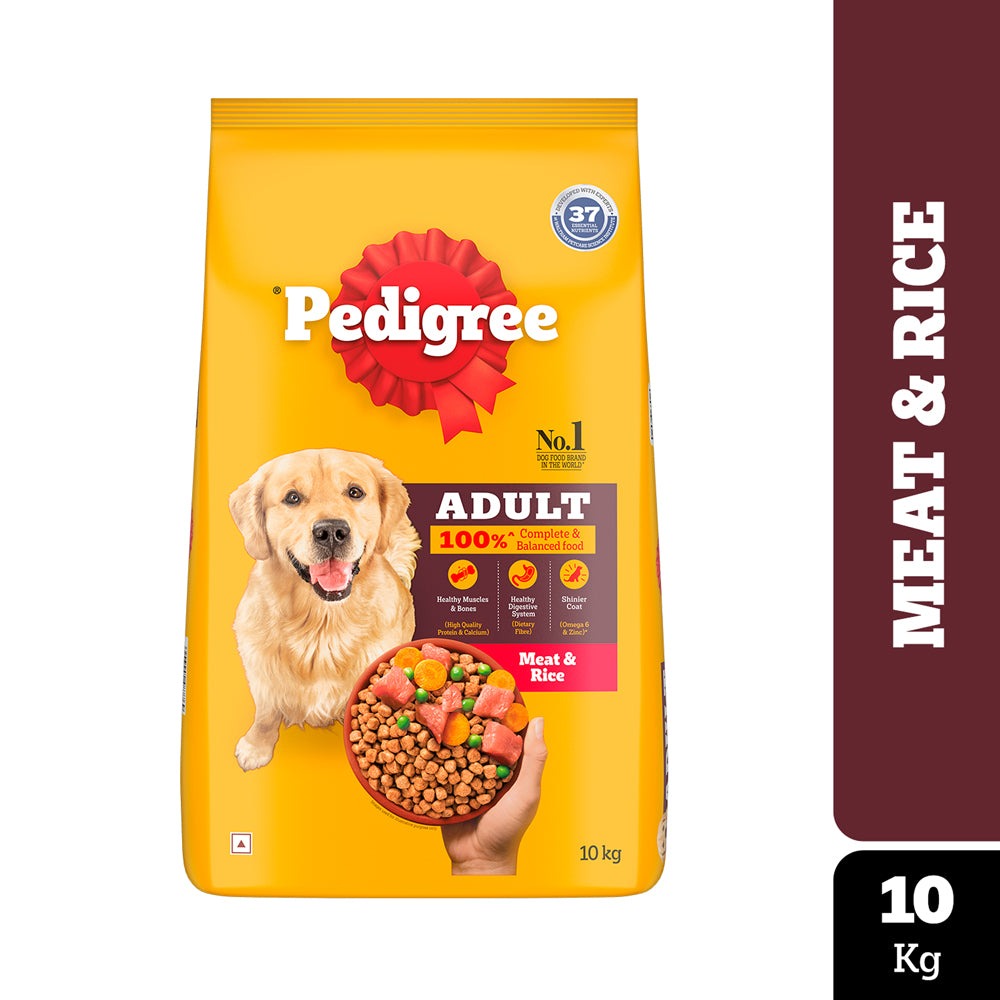 Pedigree Meat & Rice Adult Dog Dry Food