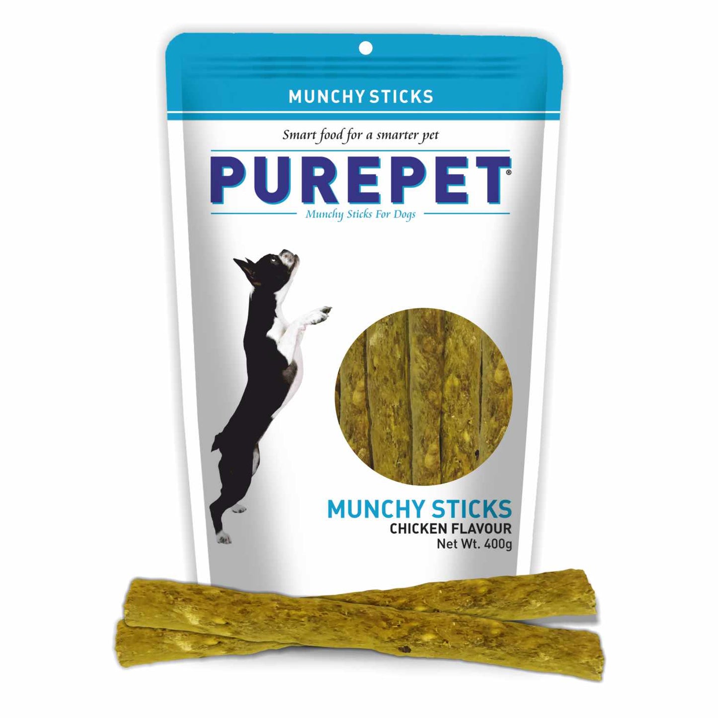 Purepet Chicken and Mutton Flavour Munchy Sticks Dog Treat Combo