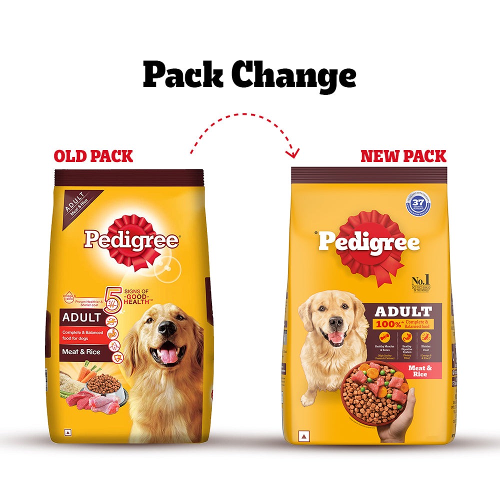 Pedigree Meat & Rice Adult Dog Dry Food