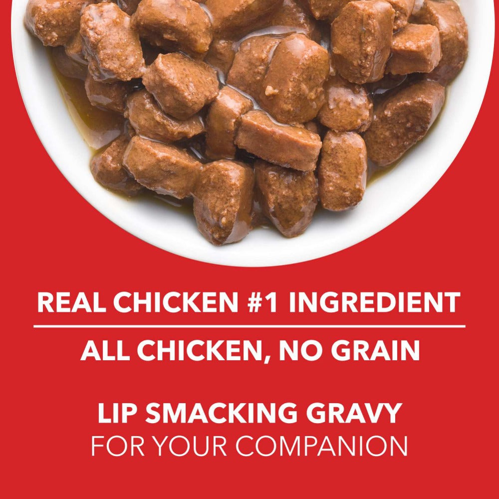 Drools Real Chicken & Chicken Liver Chunks in Gravy Puppy Dog Wet Food (60g)