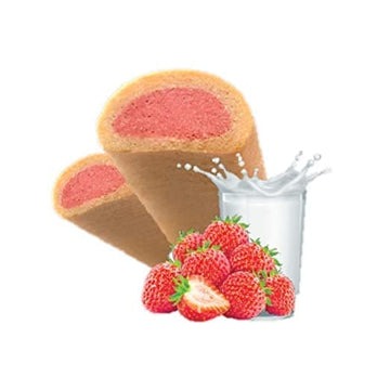 JerHigh Milky With Strawberry Duo Stick Dog Treat