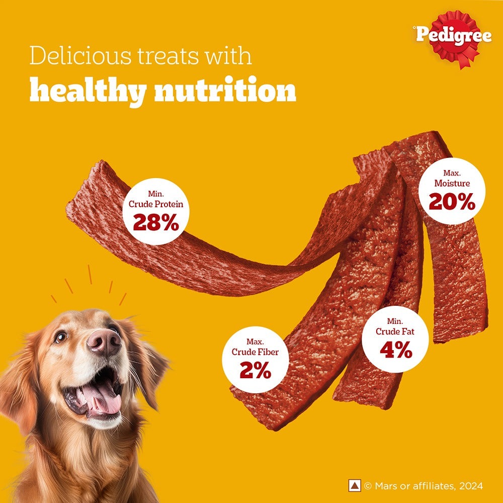 Pedigree Grilled Liver Tasty Jerky Dog Treat