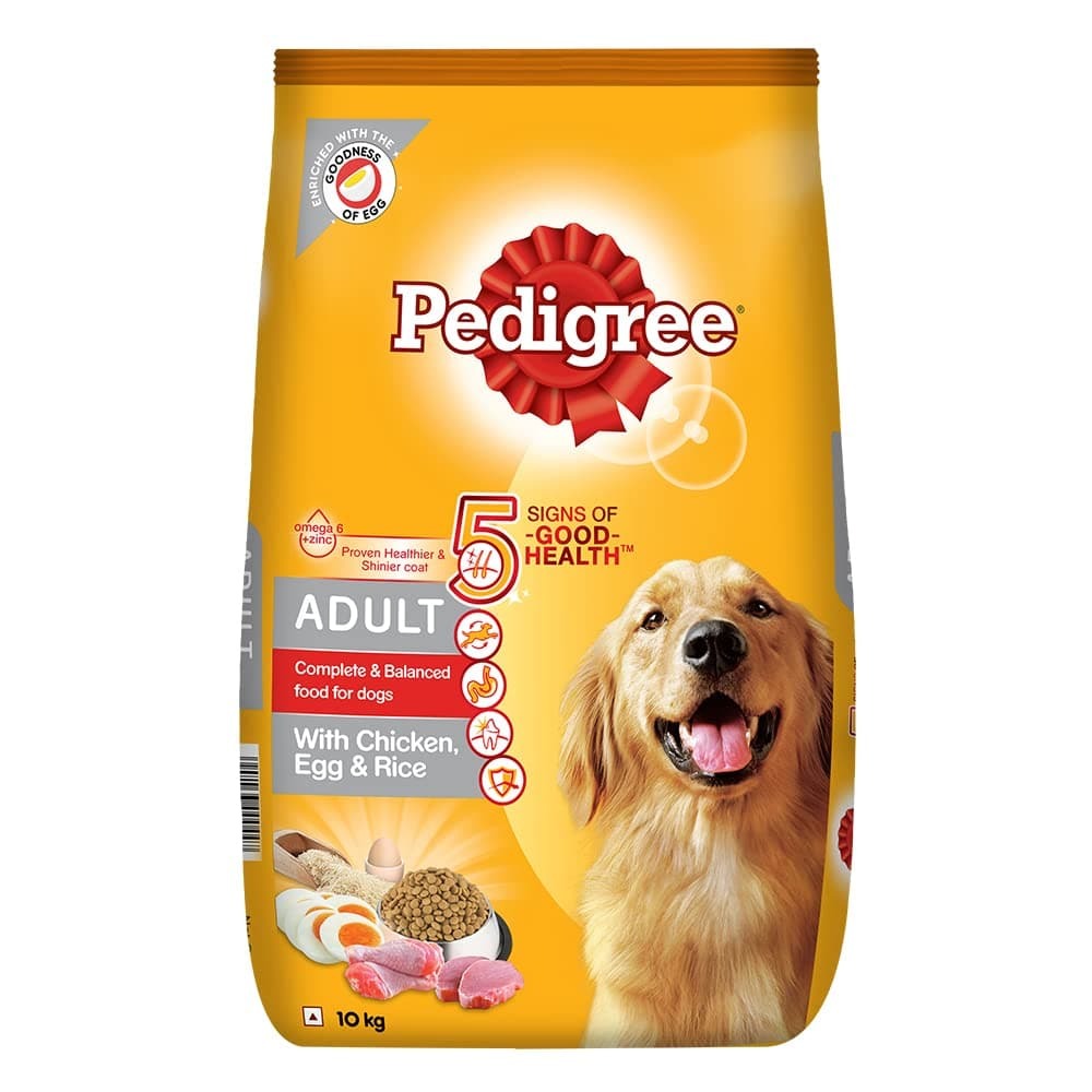 Pedigree Chicken, Egg and Rice Adult Dog Dry Food