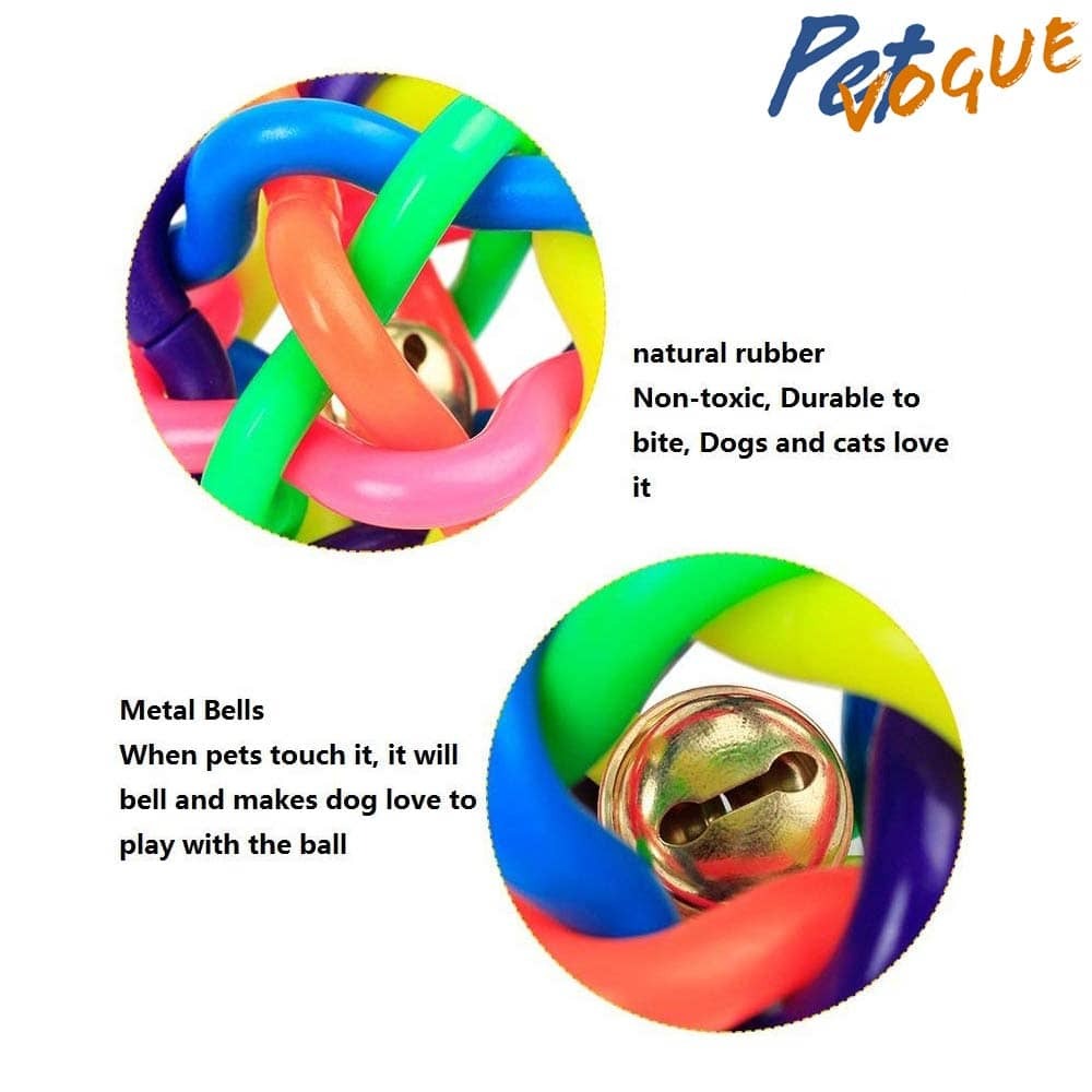 Pedigree Dentastix Oral Care for Adult (Large Breed of 25 kg+) Treats, Basil Teething Ring Chew Toy and Pet Vogue Bouncy Rubber Ball for Dogs Combo