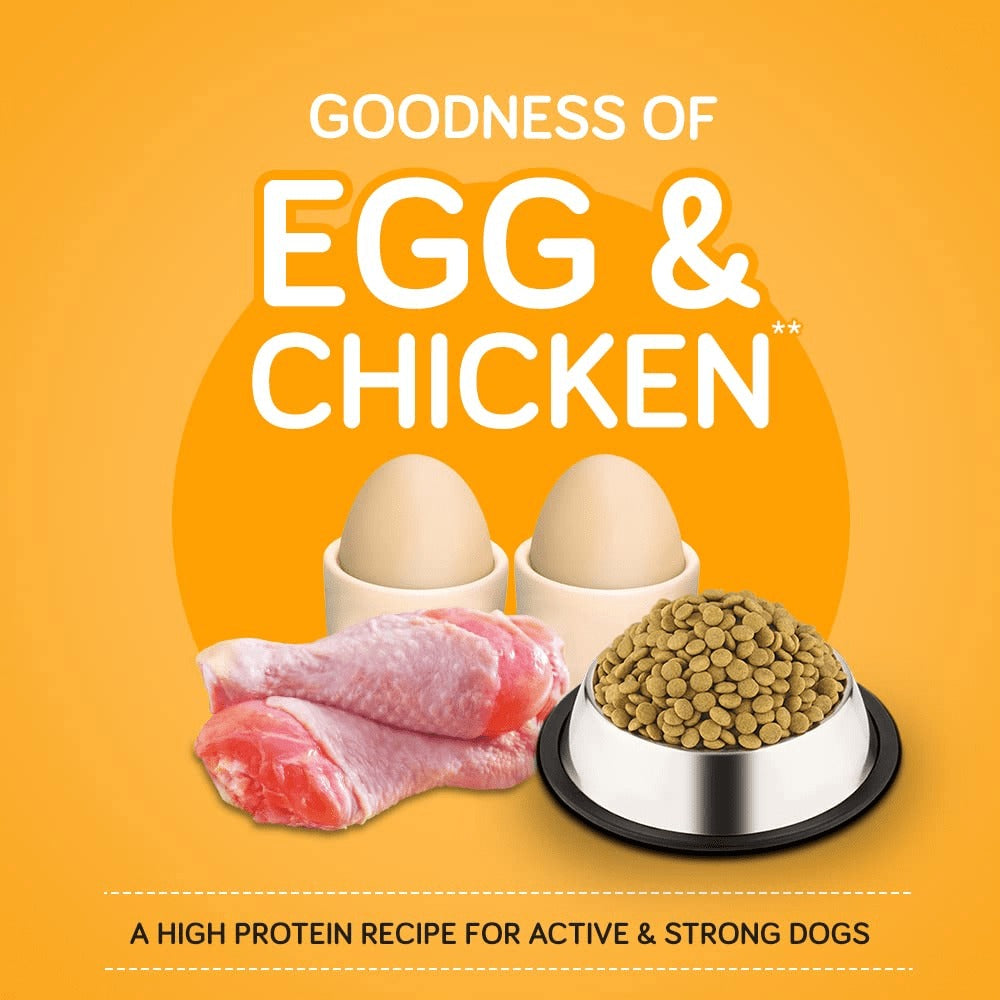 Pedigree Chicken, Egg and Rice Adult Dog Dry Food