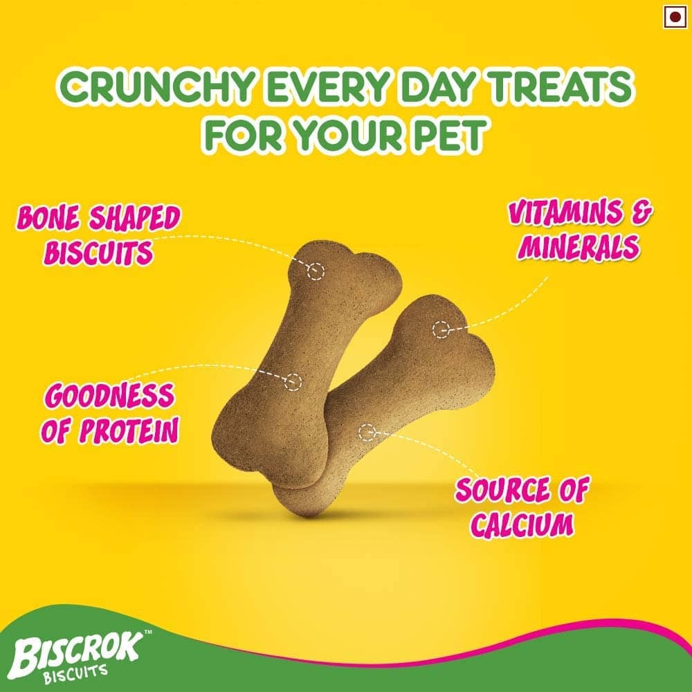 Pedigree Milk and Chicken Flavour Biscrok Biscuits Dog Treats (900g)