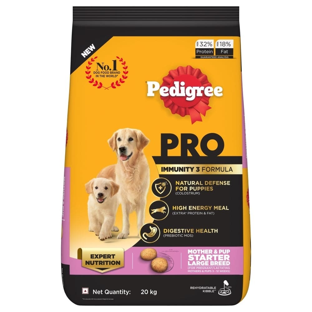 Pedigree PRO Expert Nutrition Lactating/Pregnant Mother & Puppy Starter(3 to 12 Weeks) Large Breed Dog Dry Food