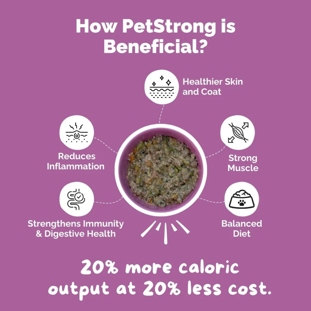 PetStrong Chicken and Rice & Lamb and Rice Fresh Food for Dogs Combo