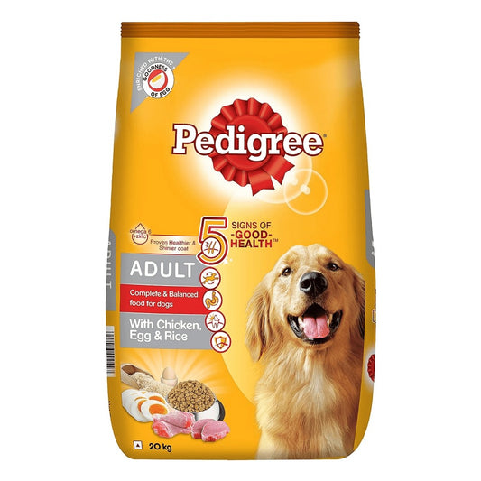 Pedigree Chicken, Egg and Rice Adult Dog Dry Food