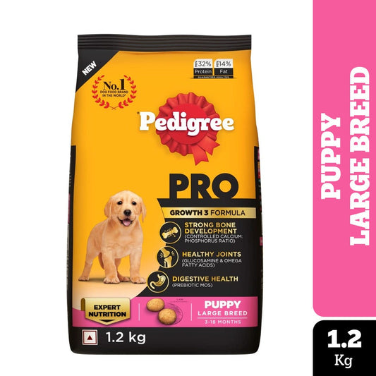 Pedigree PRO Expert Nutrition for Large Breed Puppy (3 to 18 Months) Dog Dry Food