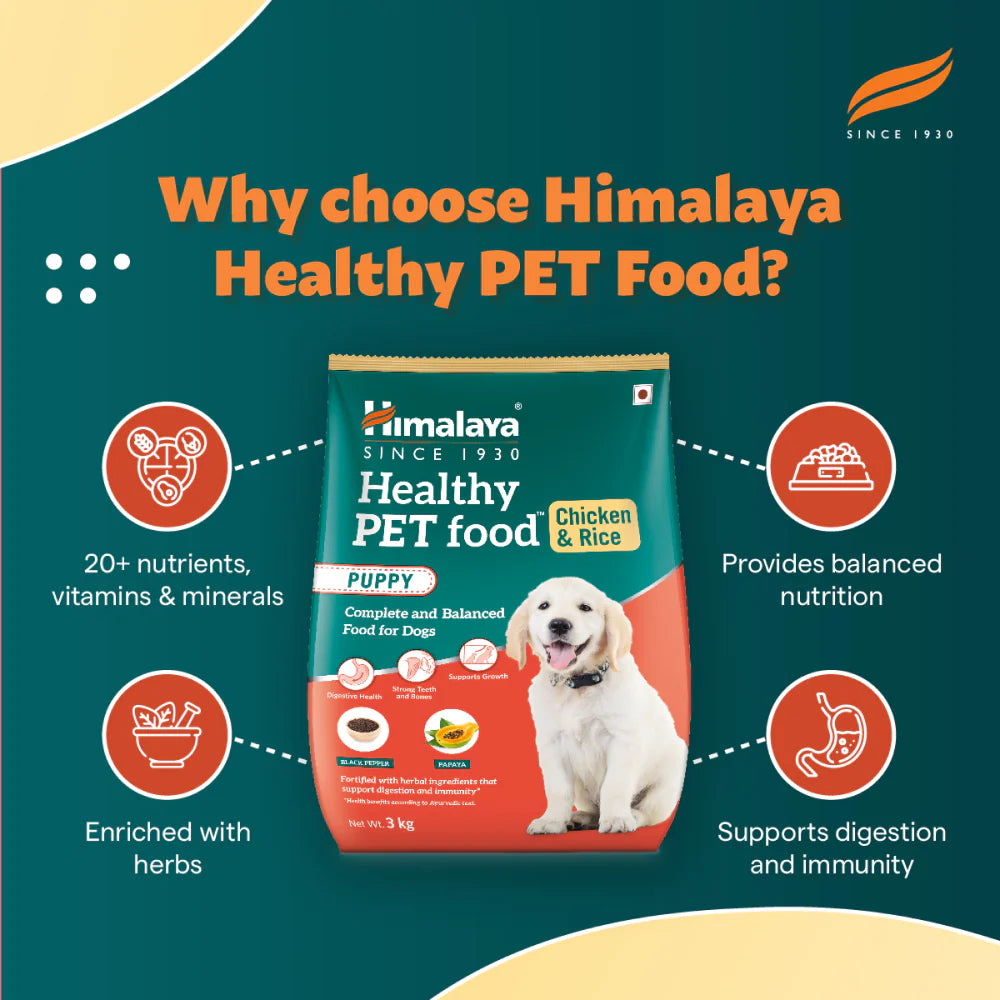 Himalaya Chicken & Rice Healthy Pet Puppy Dog Dry Food