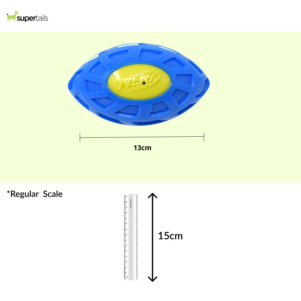 Pedigree Dentastix Oral Care Adult Treats, Nerf Bash EXO Micro Squeak Football Toy and Drools Non Toxic Rubber Hole Ball Teething Toy for Dogs Combo