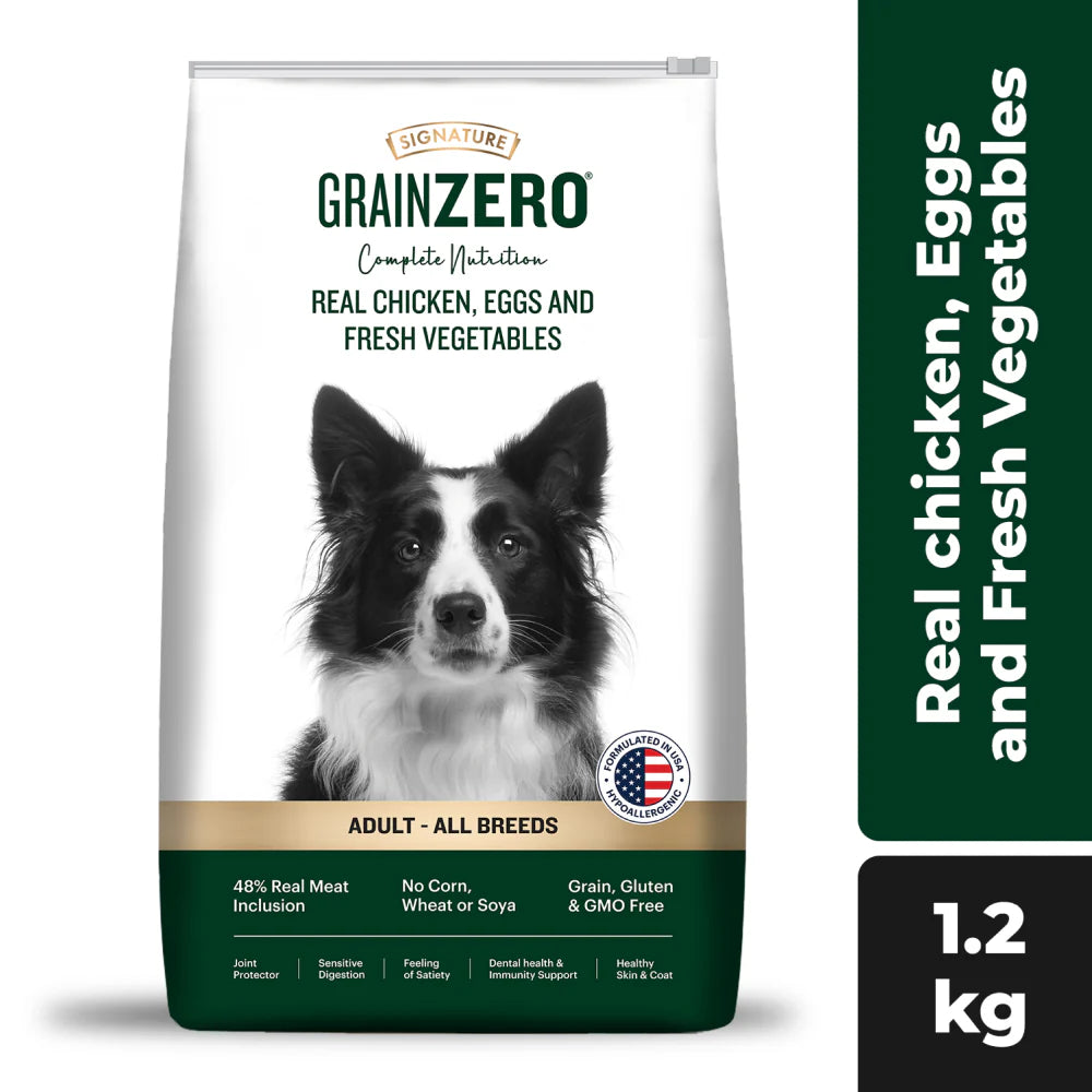 Signature Freedom Chicken and Rice Recipe and Grain Zero Real Chicken, Egg and Vegetables Mother and Puppy Starter Dog Dry Food Combo