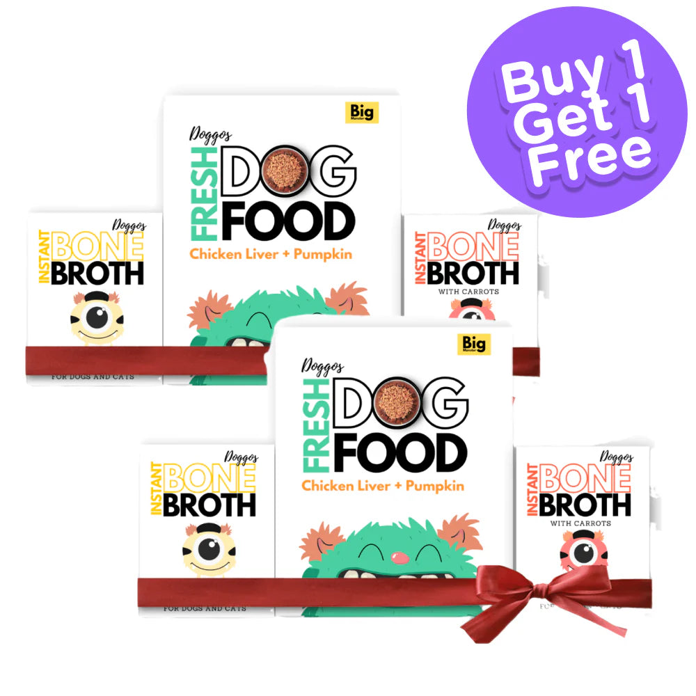 Doggos The Monster Club Fresh Food and Bone Broth for Dogs (Limited Shelf Life) (Buy 1 Get 1)