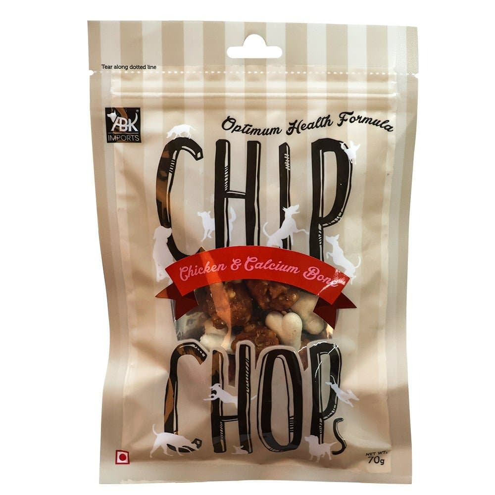 Chip Chops Chicken & Calcium and Chicken & Codfish Bone Dog Treats Combo