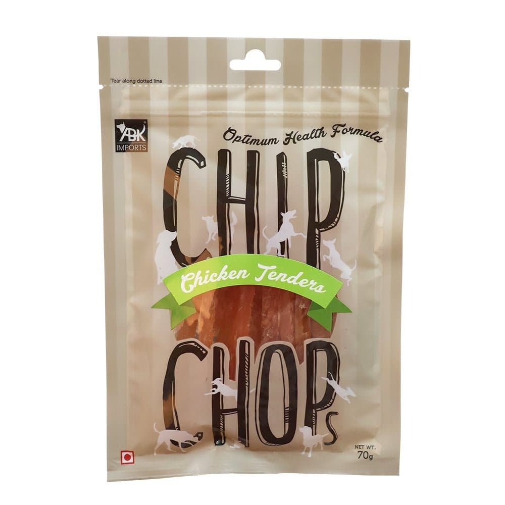 Chip Chops Sun Dried Chicken and Chicken Tenders Jerky Dog Treats Combo