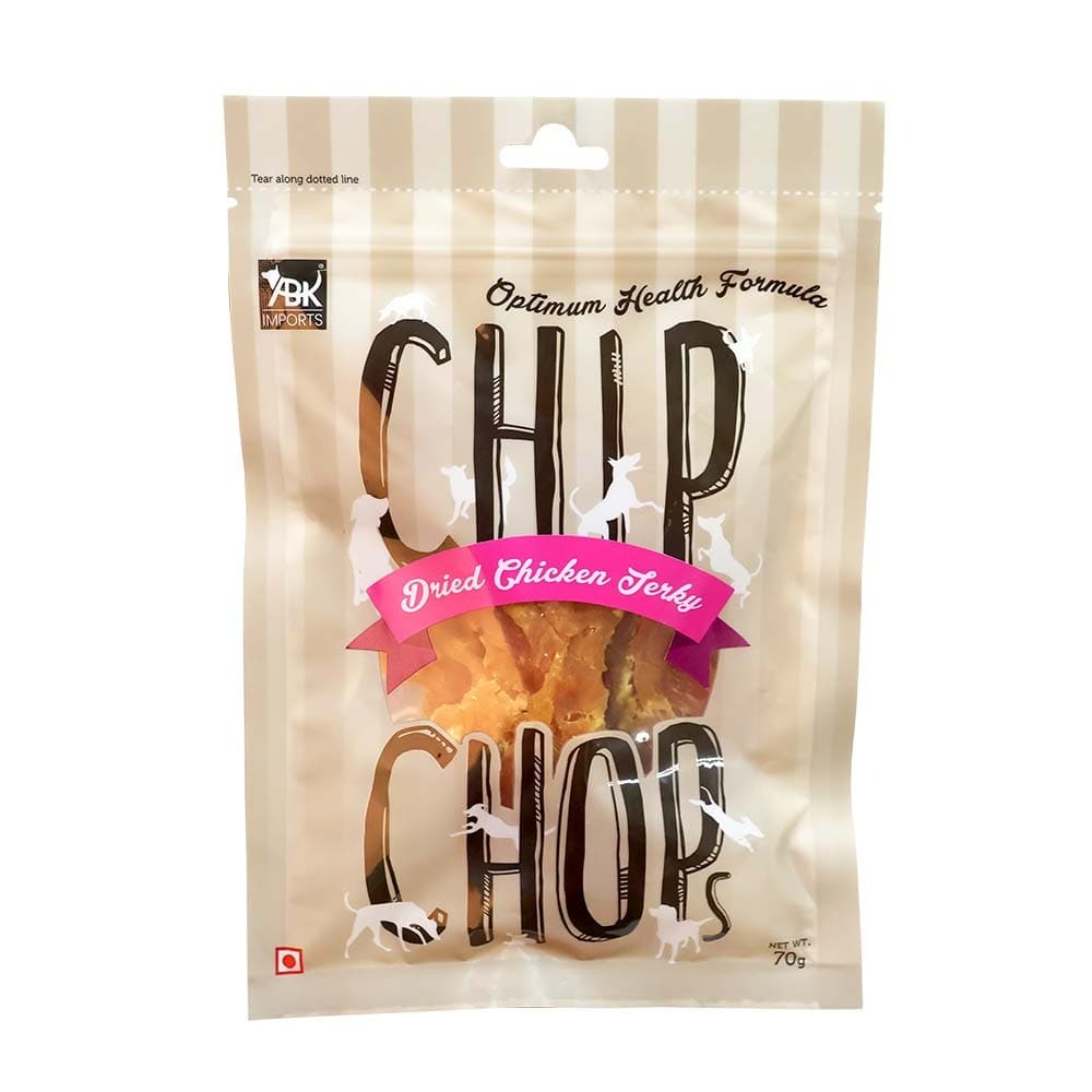 Chip Chops Sun Dried Chicken and Chicken Tenders Jerky Dog Treats Combo