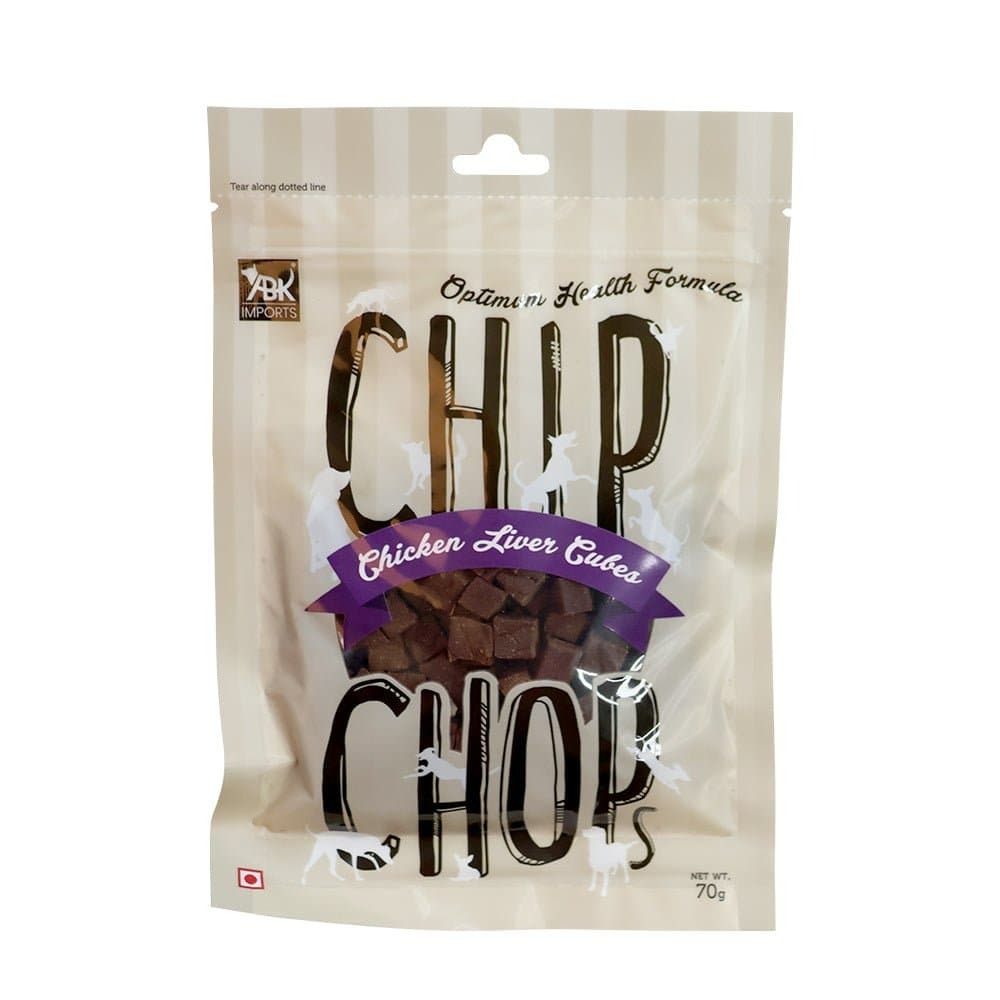 Chip Chops Chicken Liver Cubes and Diced Chicken Dog Treats Combo