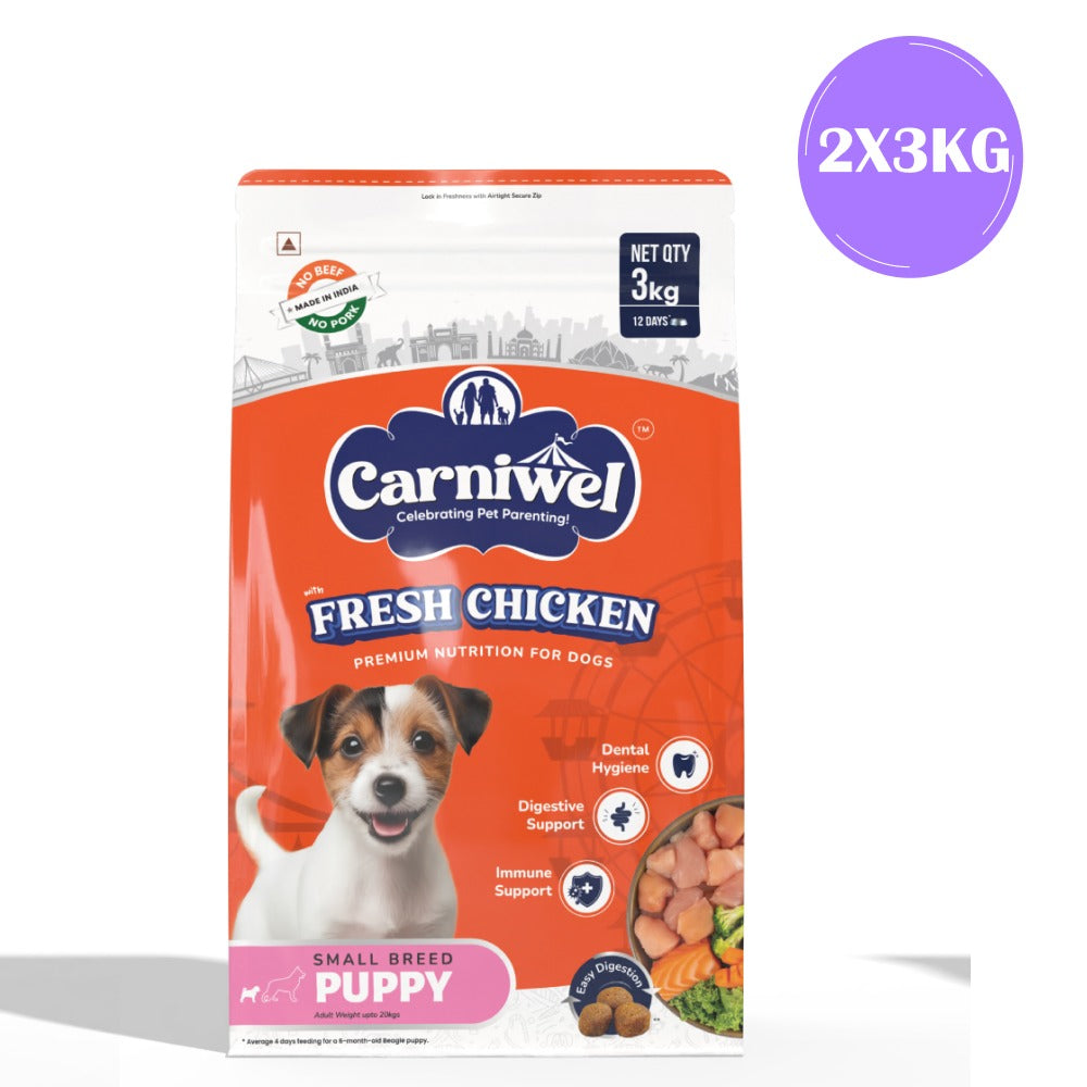 Carniwel Fresh Chicken Kibble Small Breed Puppy Dog Dry Food