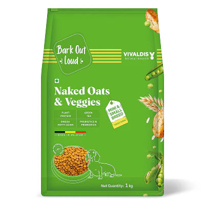 Bark Out Loud Naked Oats & Veggies Veg Mini & Small Breed Adult Dog Dry Food