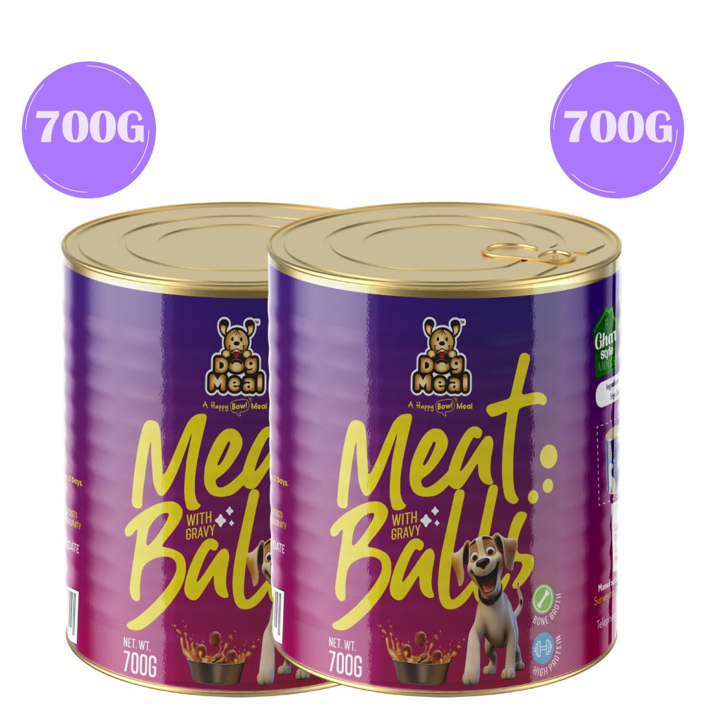 Dog Meal Meat Balls With Gravy Dog Wet Food