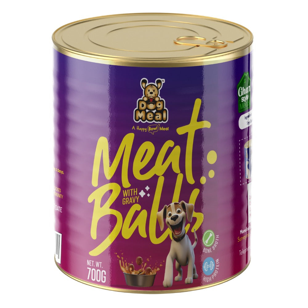 Dog Meal Meat Balls With Gravy Dog Wet Food