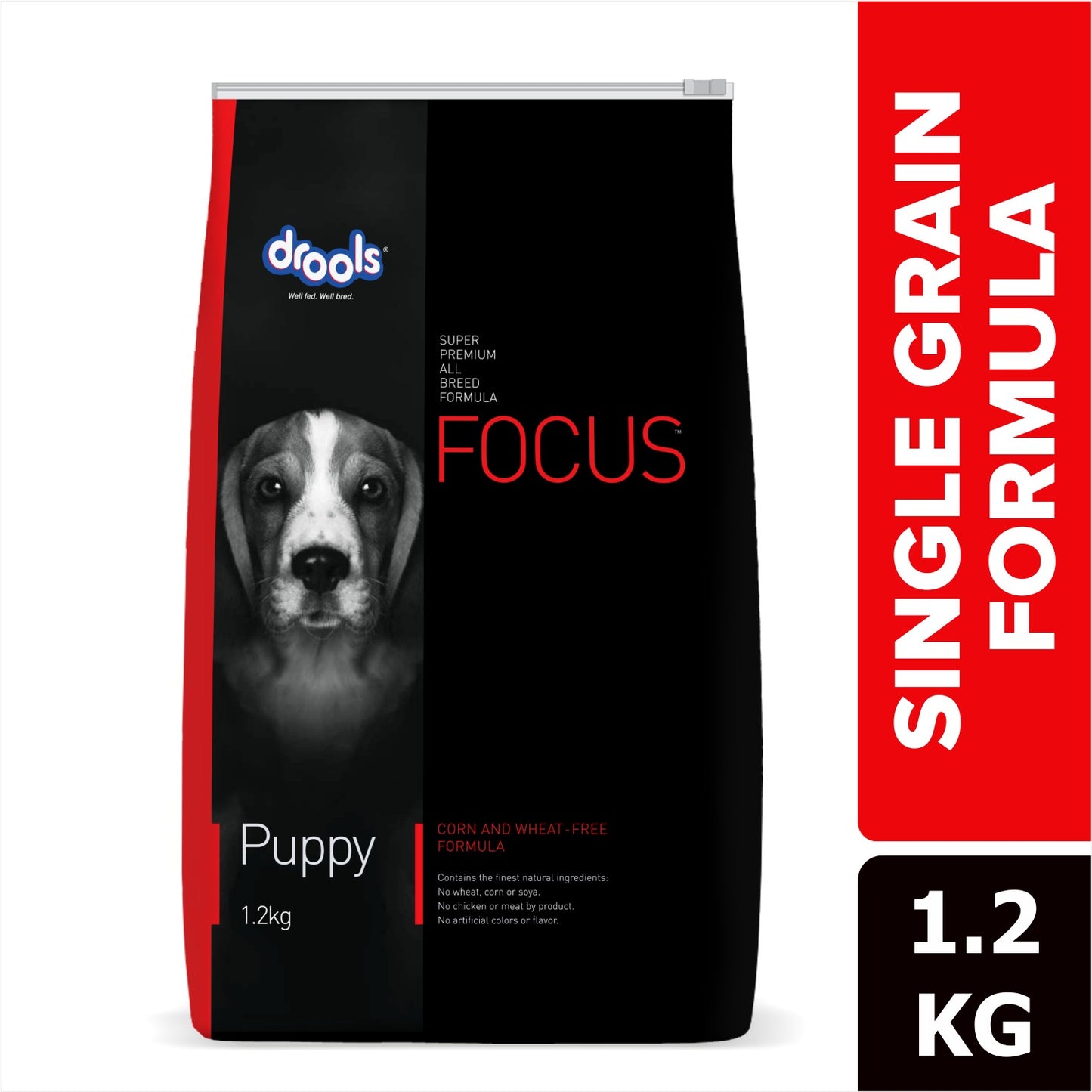 Drools Focus Super Premium Puppy Dog Dry Food | Corn & Wheat Free Formula