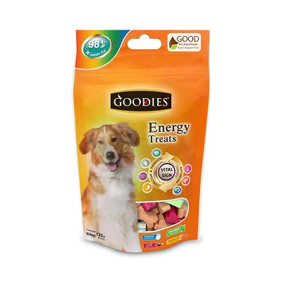 Goodies Energy Treats Mixed Flavour Bone Shaped Dog Treats